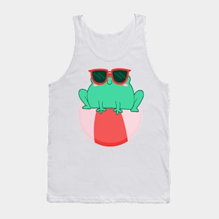 Frog At The Beach Tank Top